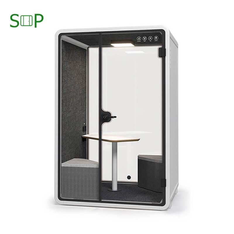 Customizable Intelligent Solo Workspace Pod with Enhanced Comfort
