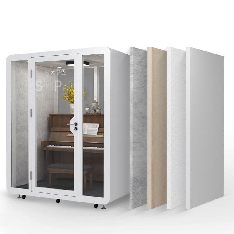 Comfortable and Quiet Music Recording Booth