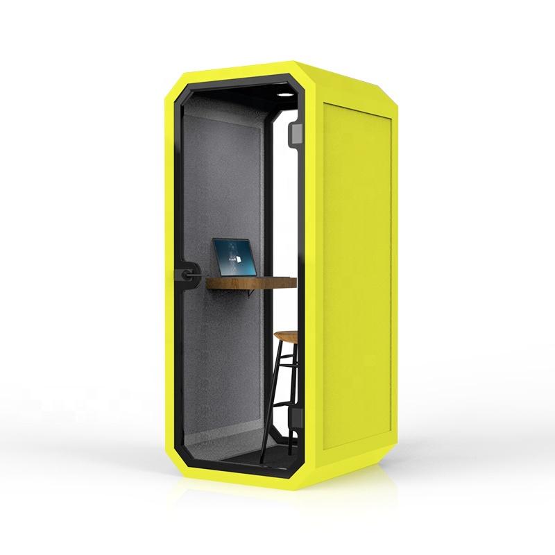 Quiet, enclosed study pods for focused work