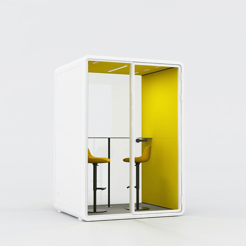 Compact Acoustic Meeting Pods for Two