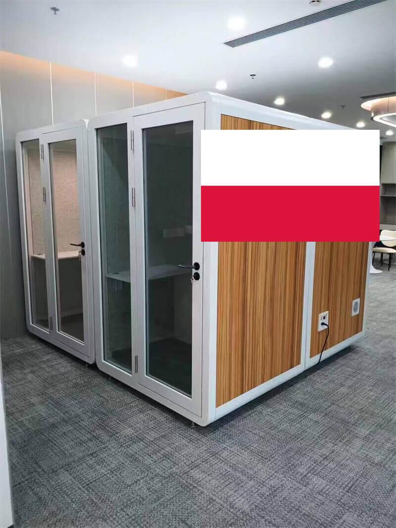 Successful co-operation in office phone booths in Poland