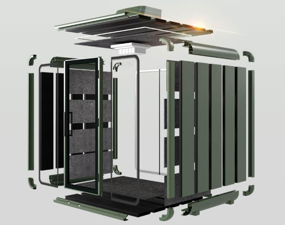 portable outdoor office pod