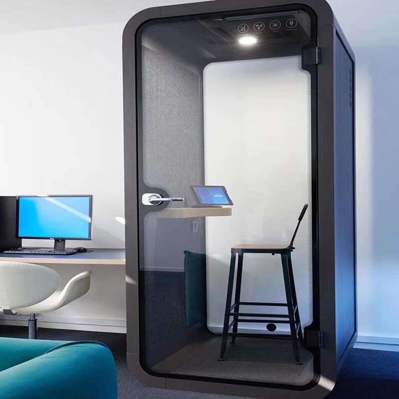 Soundproof Office Phone Booth for Focused Work