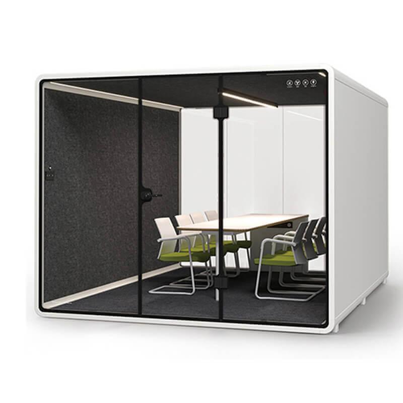 enclosed meeting pods
