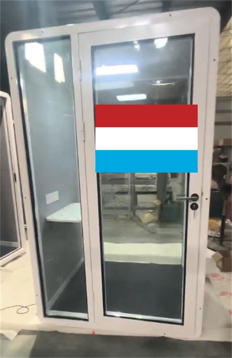 Tailor-made office phone booth design achieves market success in Luxembourg