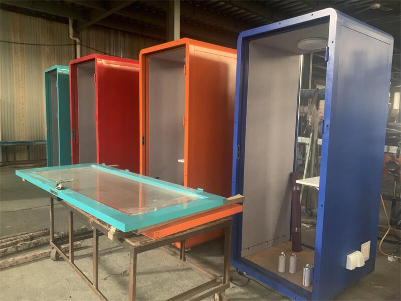 The SOP soundproof office pod​ shipment is scheduled for sea freight Video