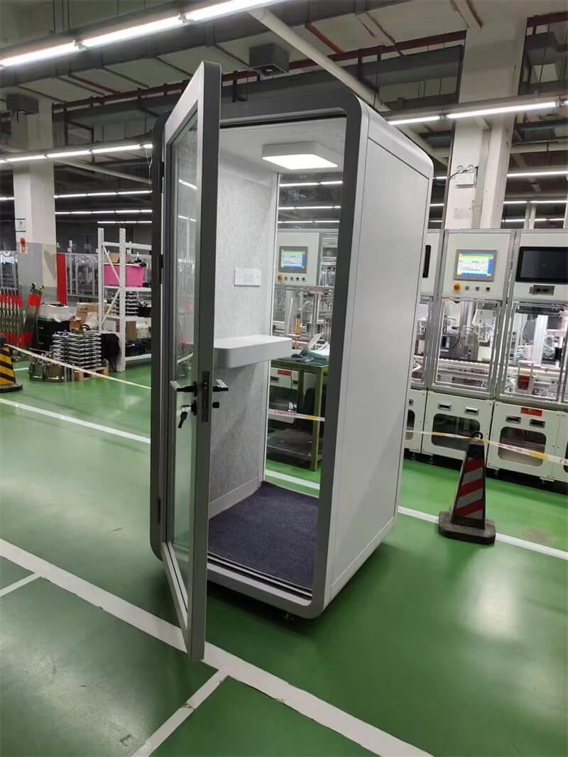 Silent pods provide a quiet Video