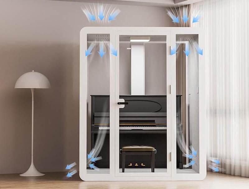 Manufacturer of soundproof music booths: production and assembly video