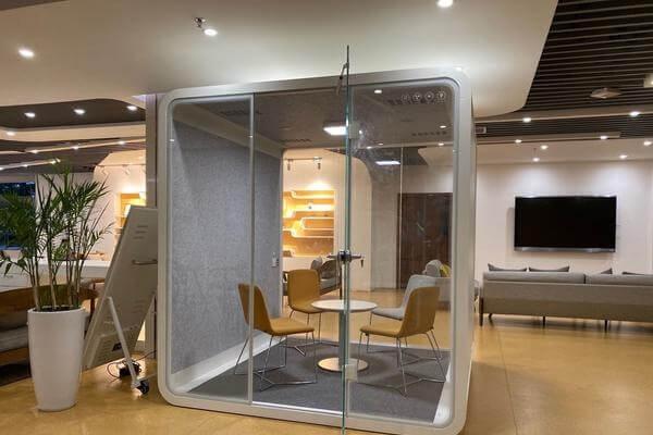 sound proof meeting booth