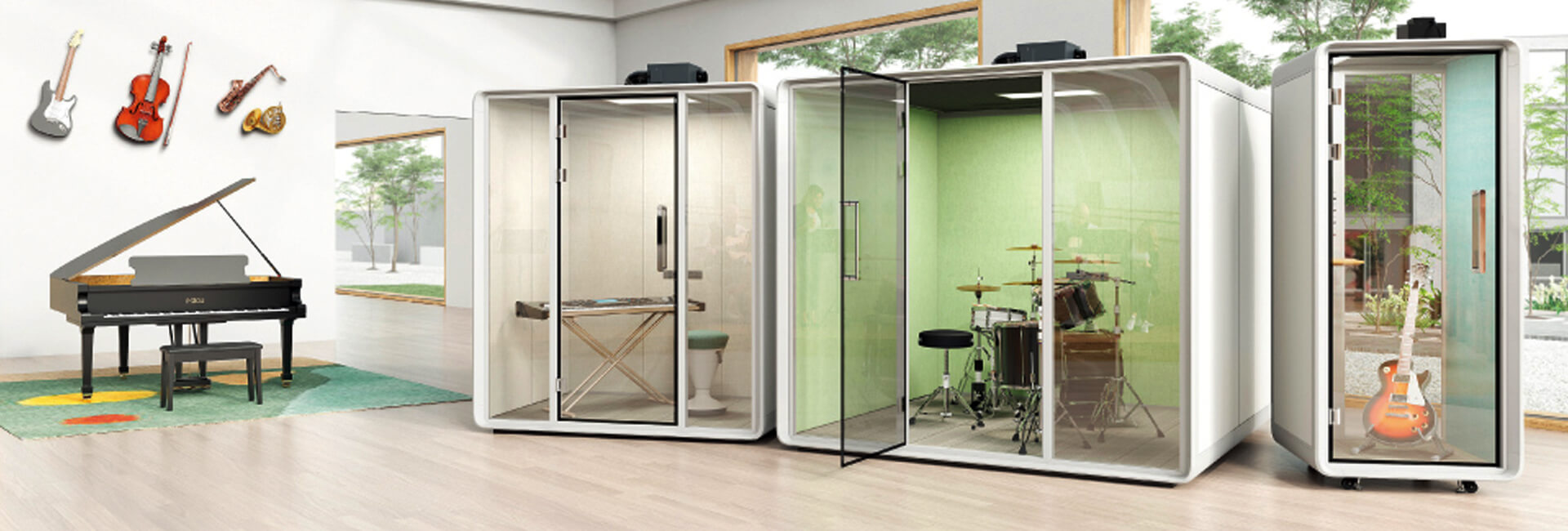 Reliable Soundproof Music Booth Manufacturer